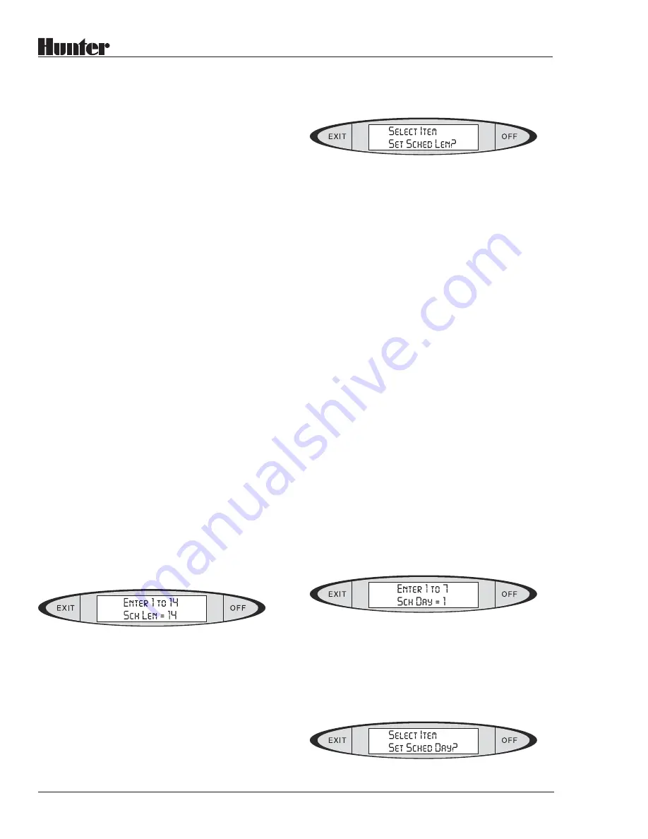 Hunter VSX Operating Manual Download Page 11