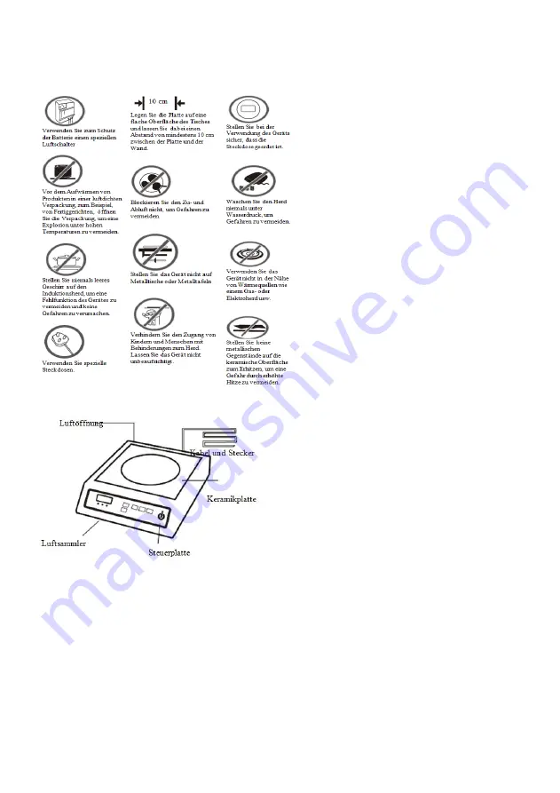 HURAKAN HKN-ICF35D Operating Instructions Manual Download Page 4