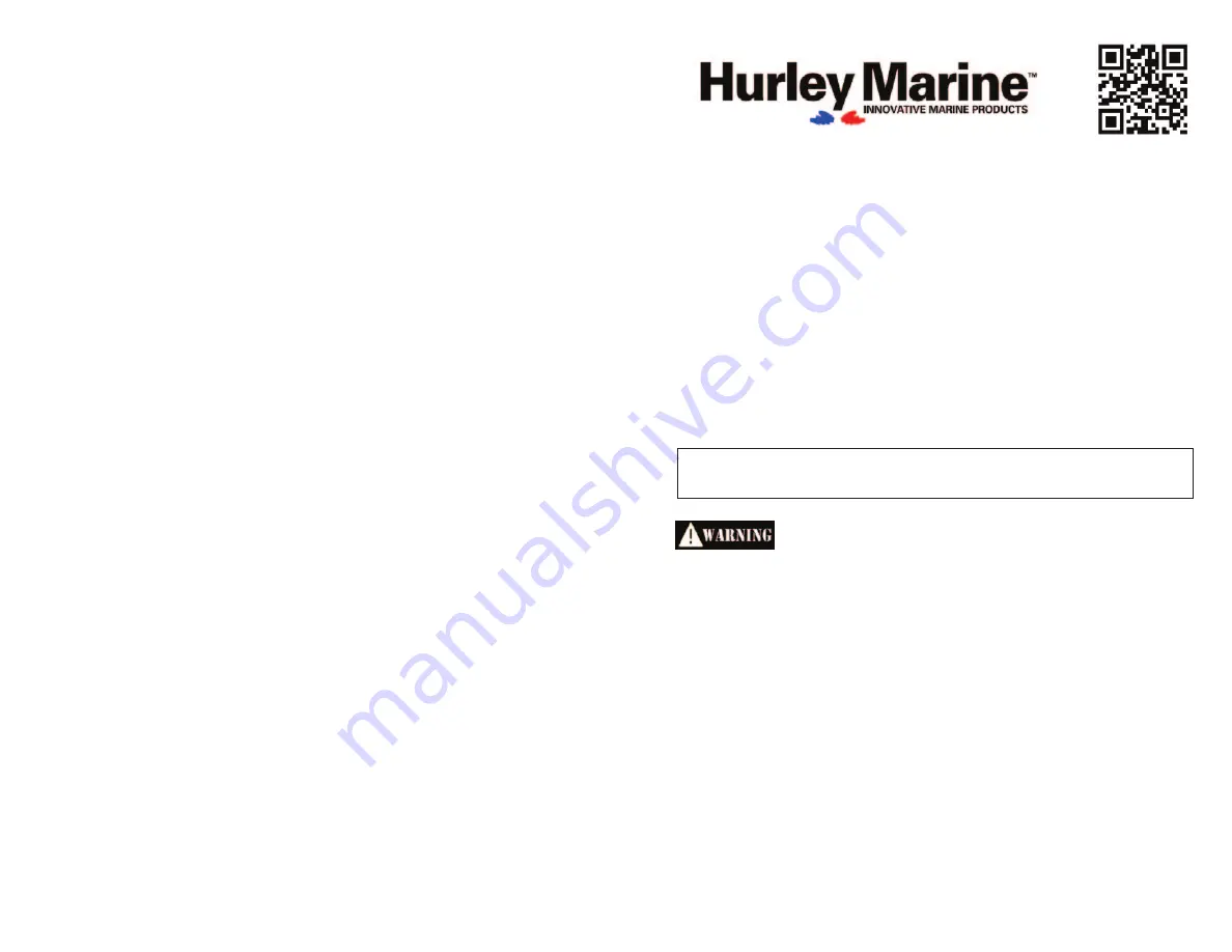 Hurley Marine Sea-Vue Instructions Download Page 1