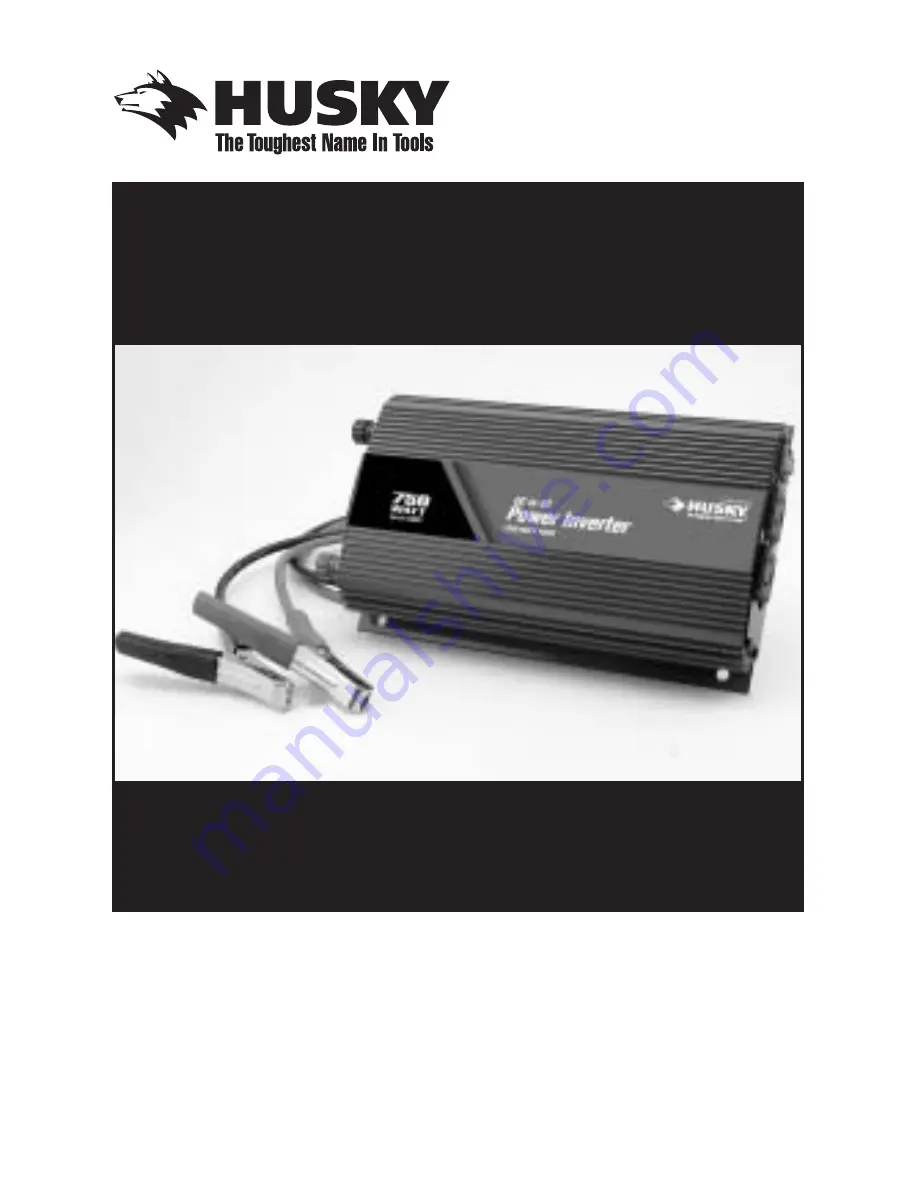 Husky HSK043HD Owner'S Manual & Warranty Download Page 1