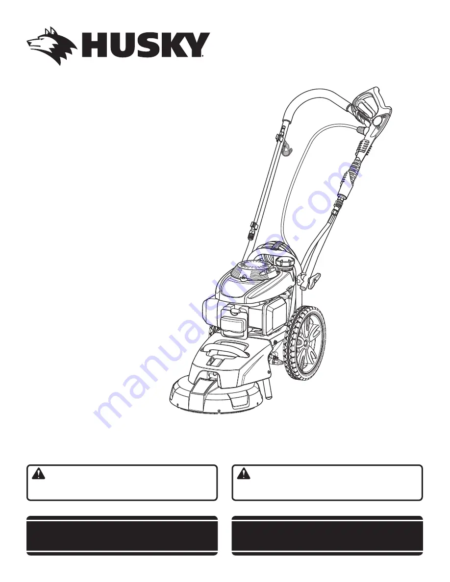 Husky HU80833 Operator'S Manual Download Page 1