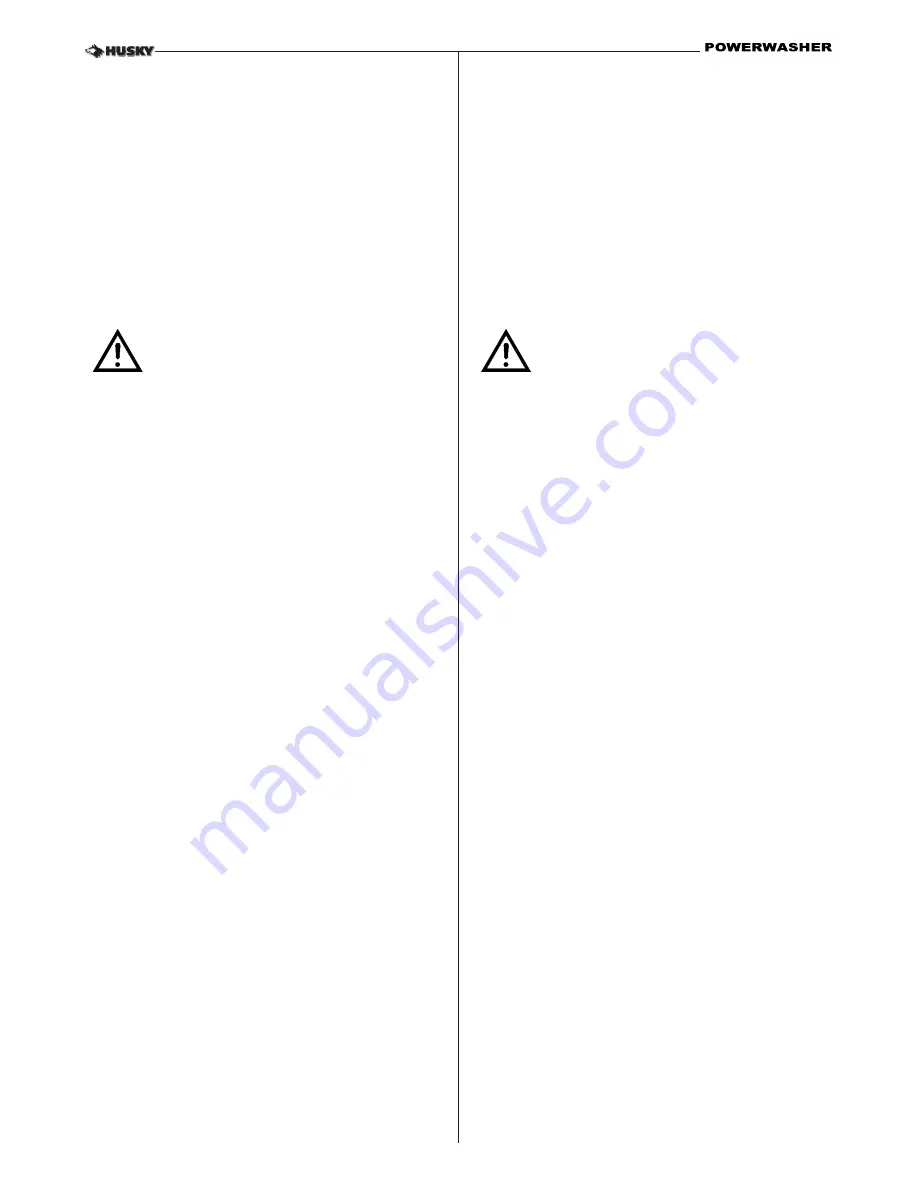 Husky Husky 1650 Operator'S Manual Download Page 19