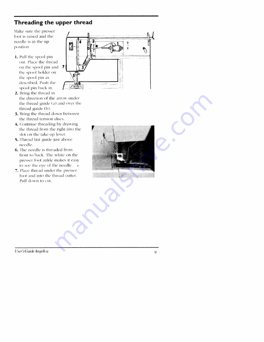 Husqvarna Viking Angelica User Manual Download Page 9