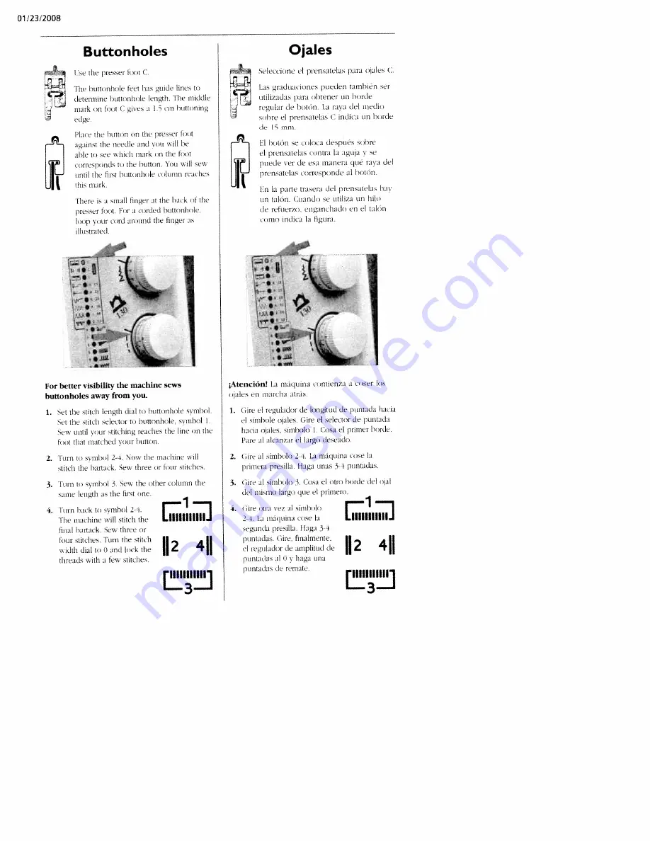 Husqvarna Viking Oscar User Manual Download Page 20