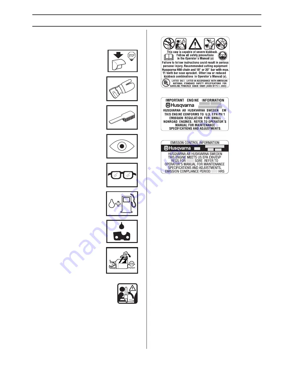 Husqvarna 1153178-95 Operator'S Manual Download Page 3