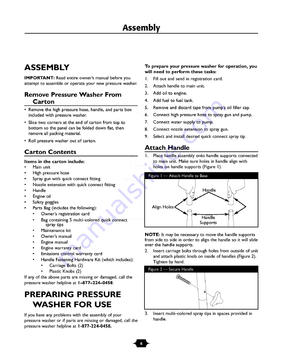 Husqvarna 1337PW Owner'S Manual Download Page 6