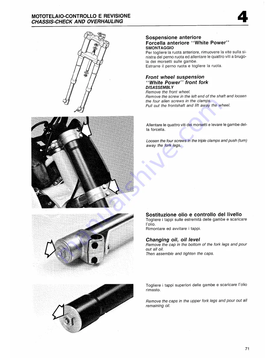 Husqvarna 1989 510 TE Скачать руководство пользователя страница 73