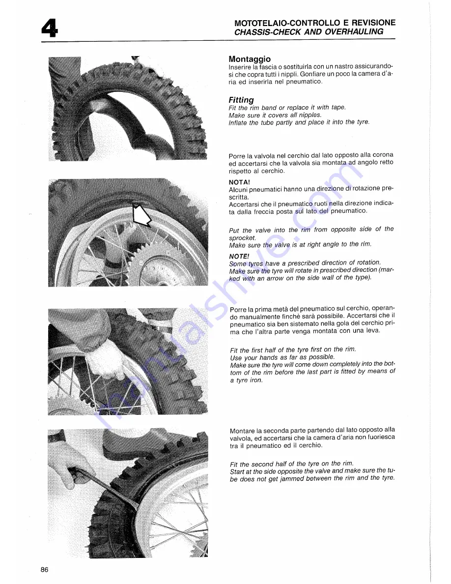 Husqvarna 1989 510 TE Owner'S Manual / Workshop Manual Download Page 88