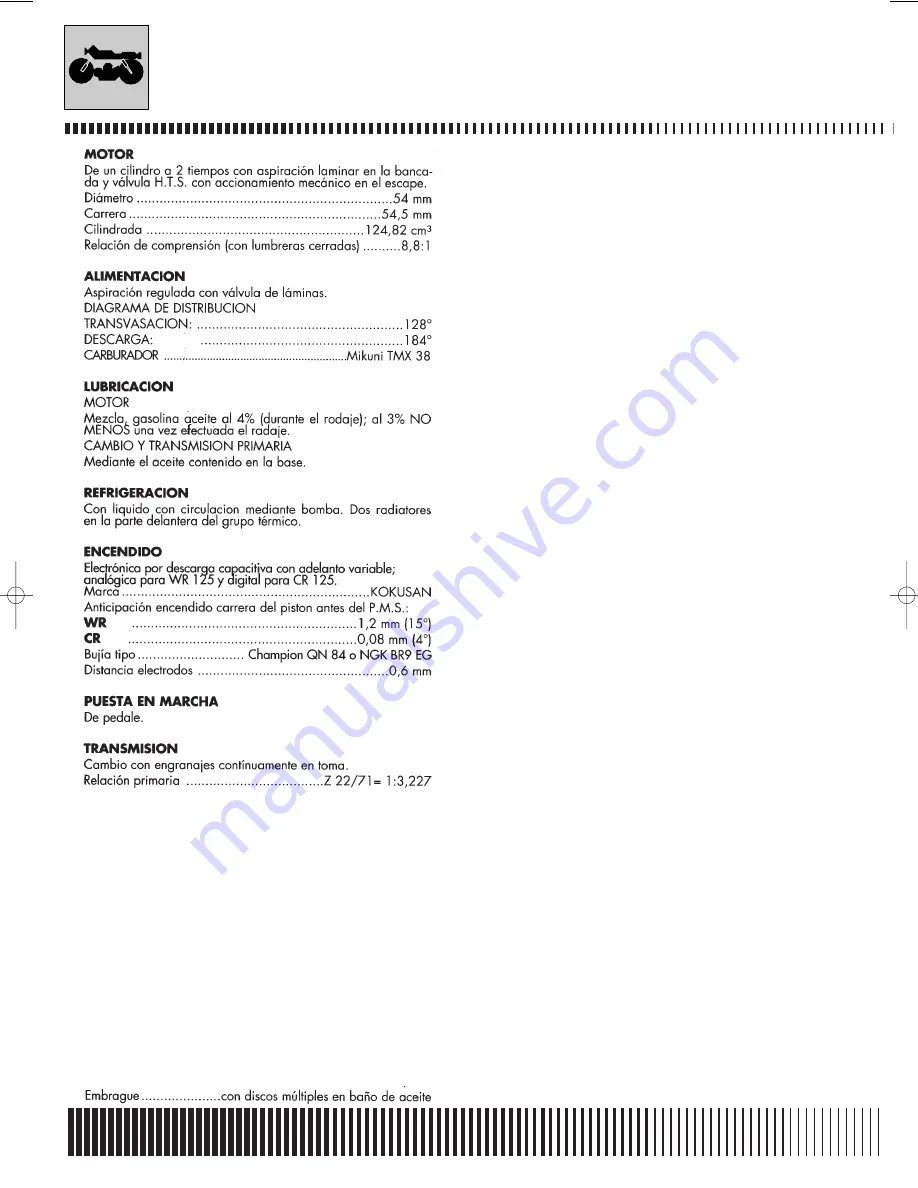 Husqvarna 2003 CR 125 Workshop Manual Download Page 16