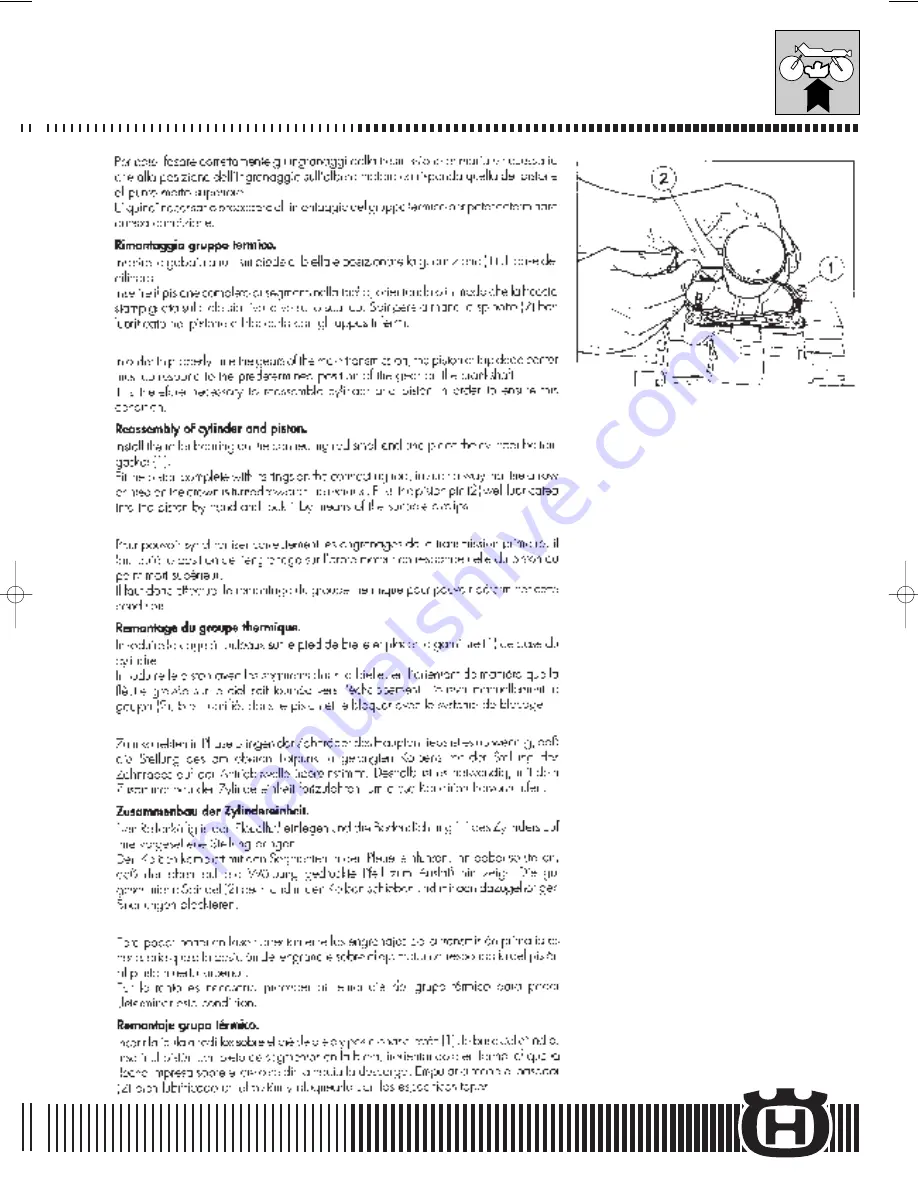 Husqvarna 2004 CR 125 Workshop Manual Download Page 207