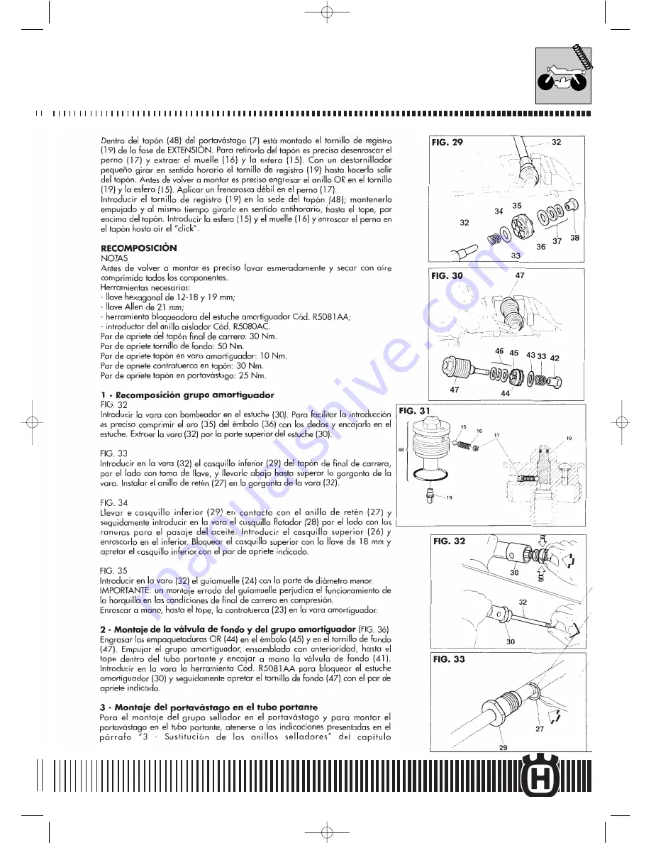 Husqvarna 2005 CR125 Скачать руководство пользователя страница 281