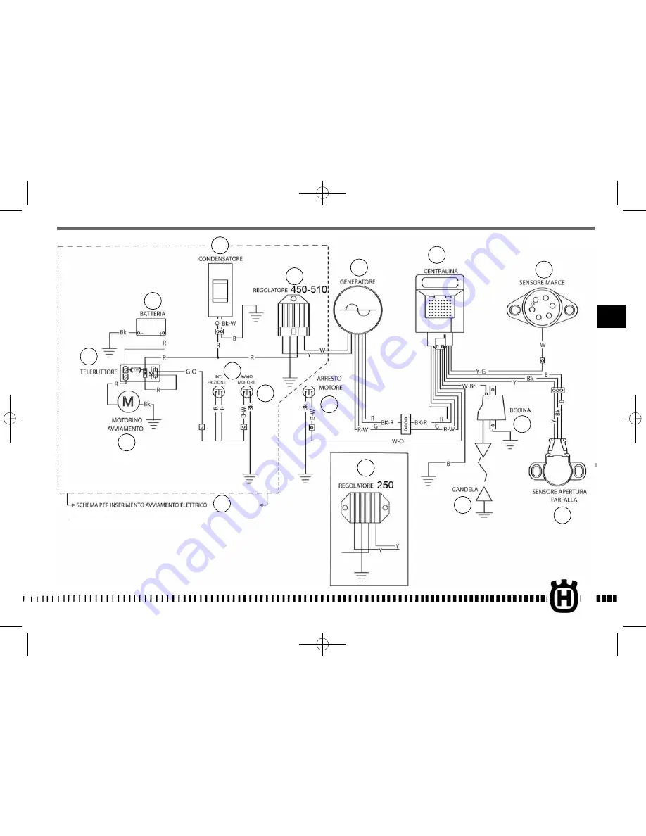 Husqvarna 2009 SMR 450 Owner'S Manual Download Page 351