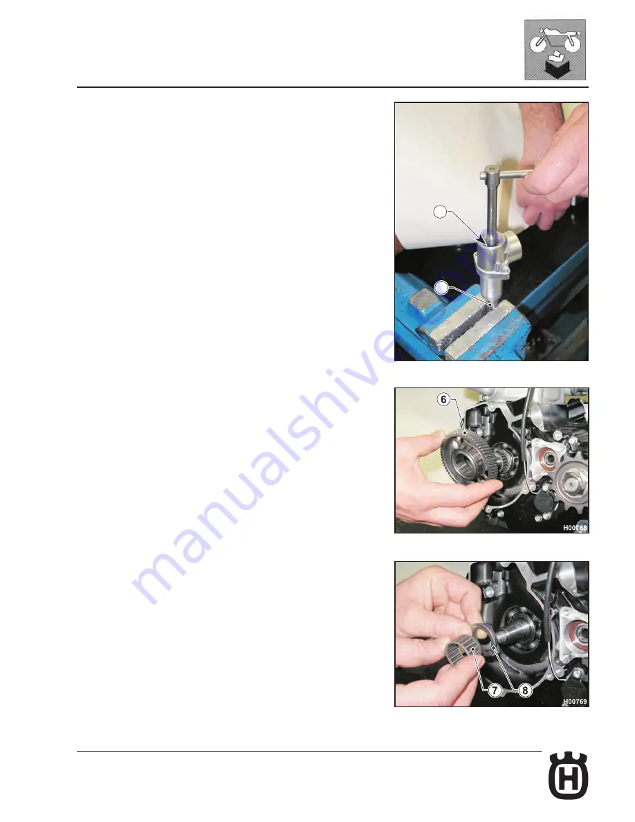 Husqvarna 2009 TC 250 Workshop Manual Download Page 127