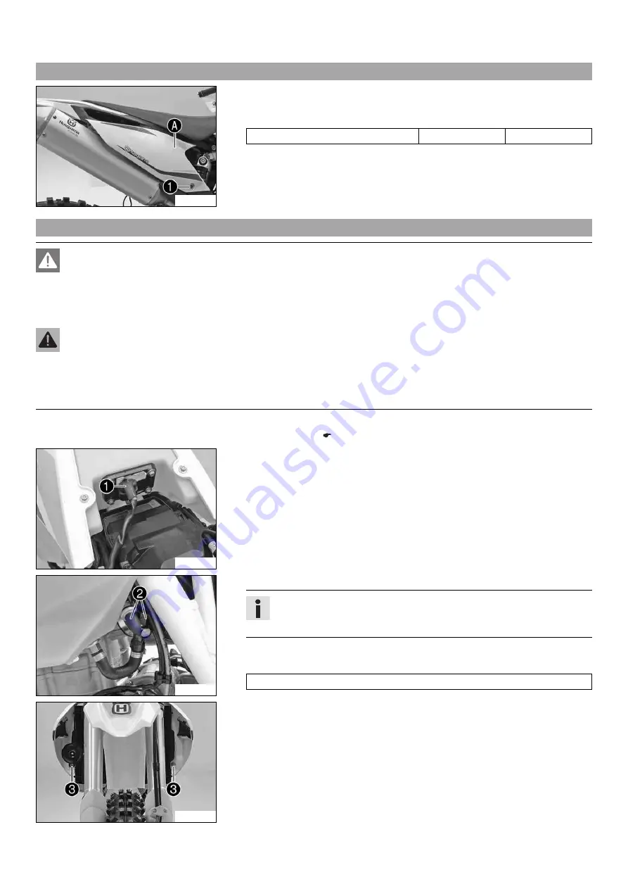 Husqvarna 2014 FE 350 Owner'S Manual Download Page 58