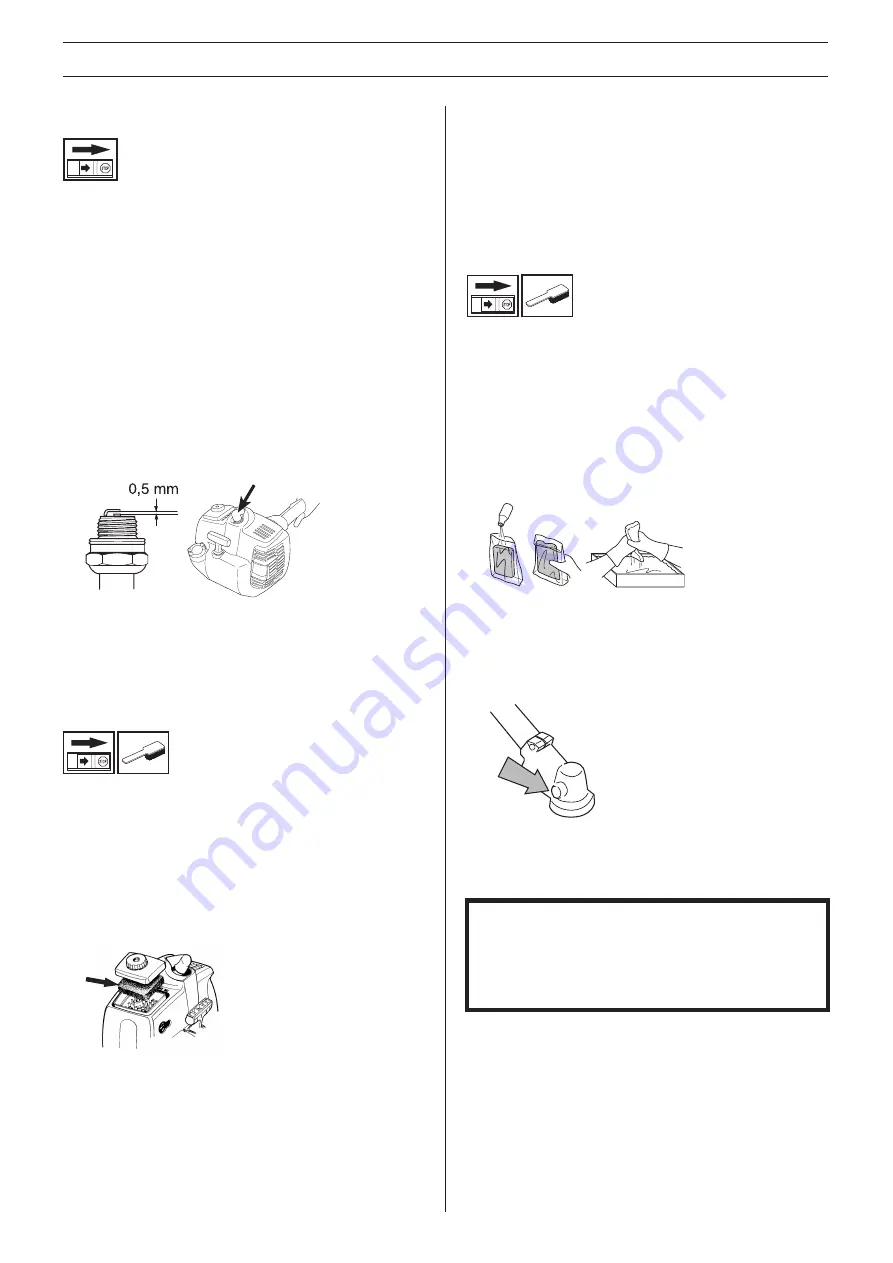 Husqvarna 223LX Operator'S Manual Download Page 62