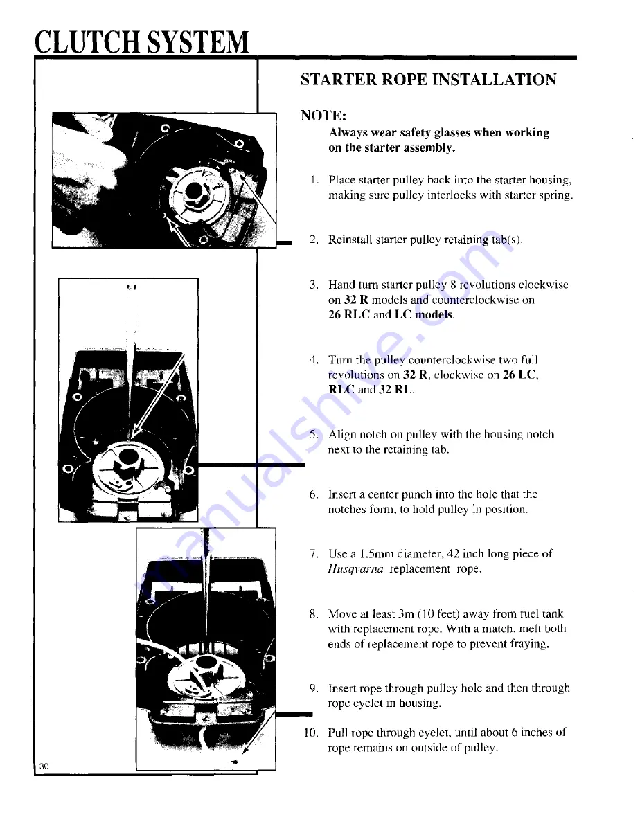 Husqvarna 23 L Workshop Manual Download Page 30