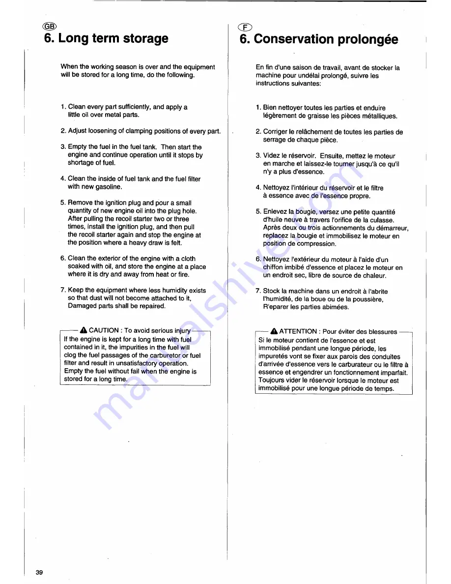 Husqvarna 26H Operator'S Manual Download Page 40