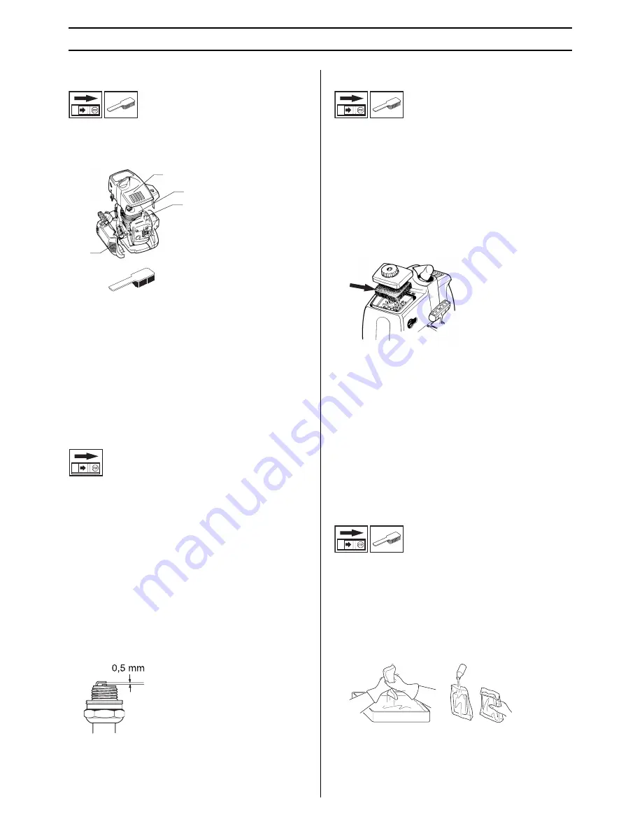 Husqvarna 326HDA Operator'S Manual Download Page 20