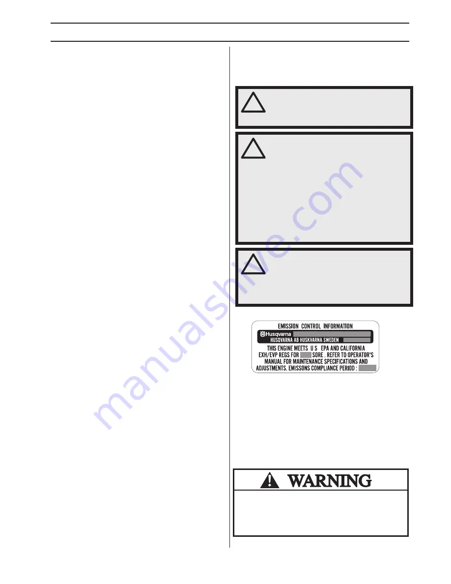 Husqvarna 327HDA65X Series Operator'S Manual Download Page 29