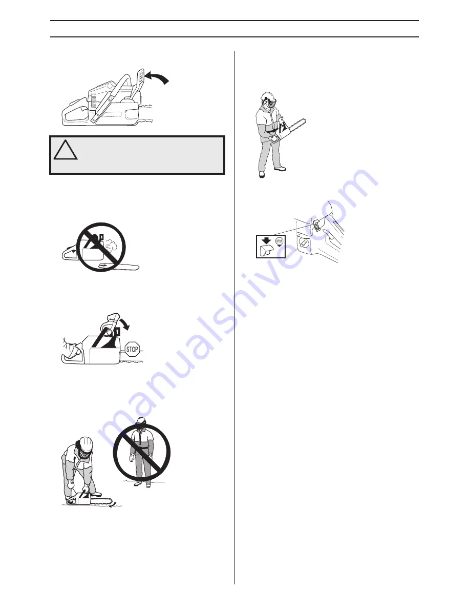 Husqvarna 353 TrioBrake Operator'S Manual Download Page 20