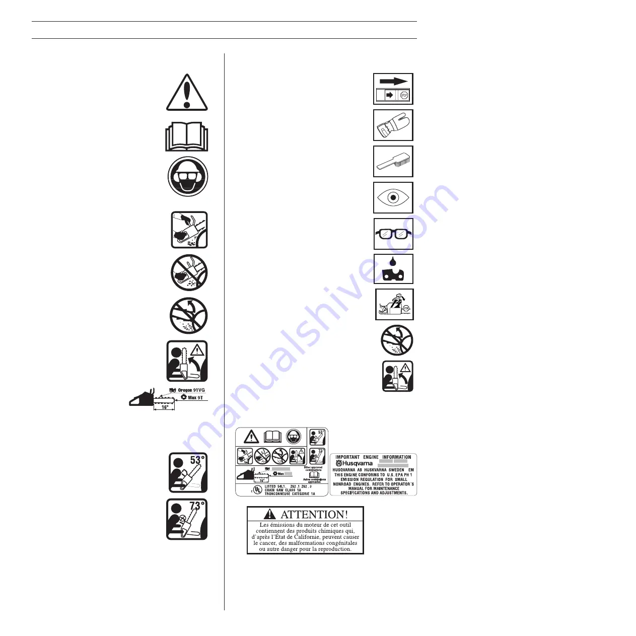 Husqvarna 372XPW Operator'S Manual Download Page 41