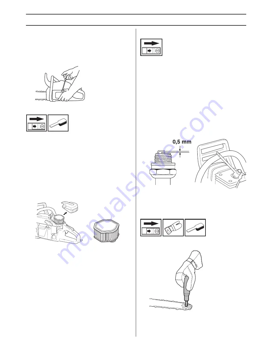 Husqvarna 395 XP W Operator'S Manual Download Page 80