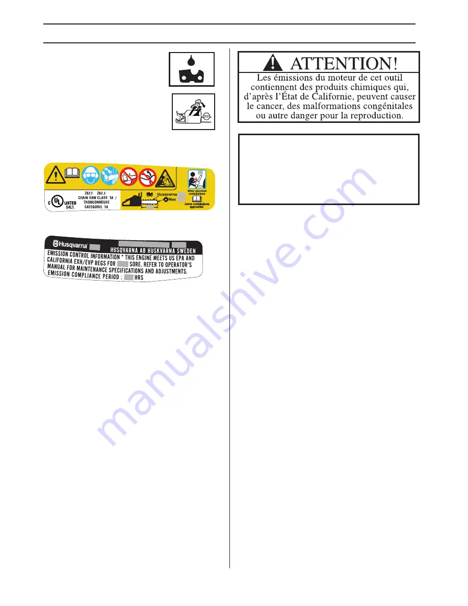 Husqvarna 435 Operator'S Manual Download Page 38