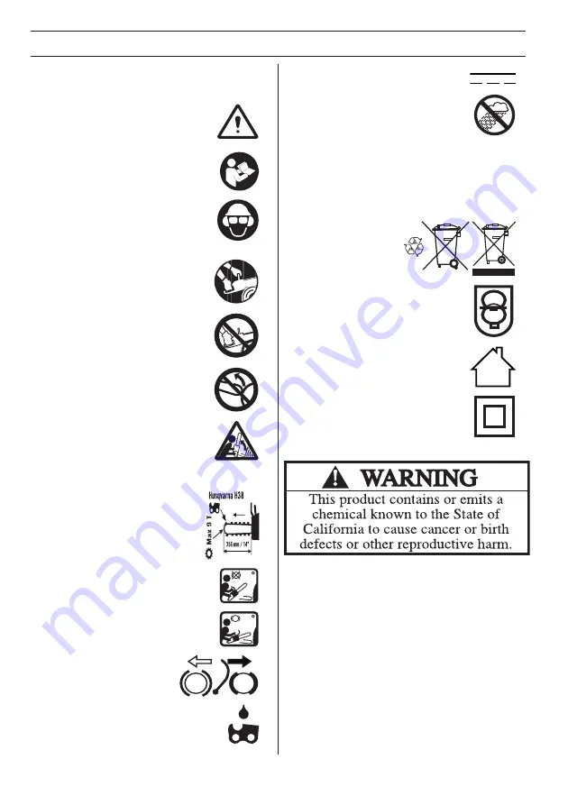 Husqvarna 436 Li Operator'S Manual Download Page 2