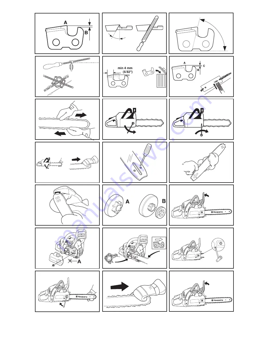 Husqvarna 440 e-series Operator'S Manual Download Page 3