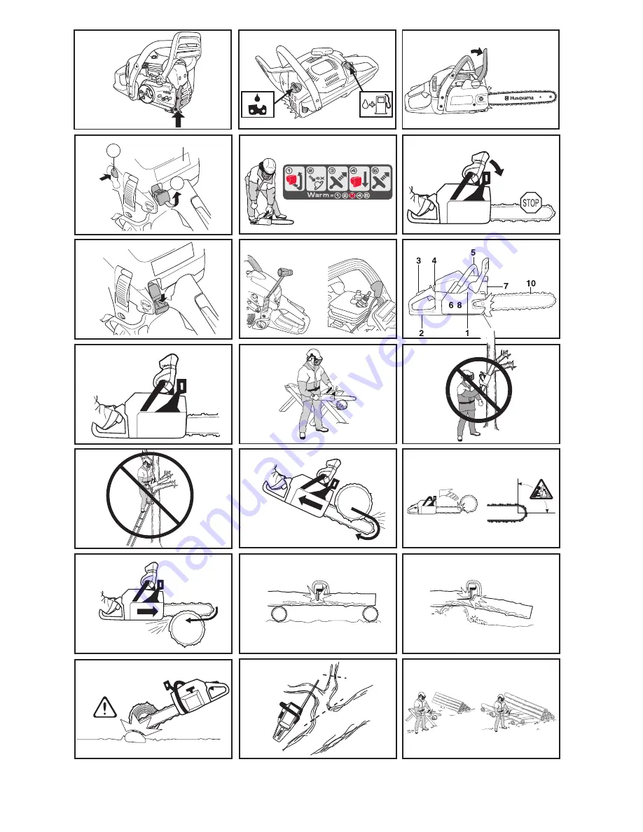 Husqvarna 440 e-series Operator'S Manual Download Page 4