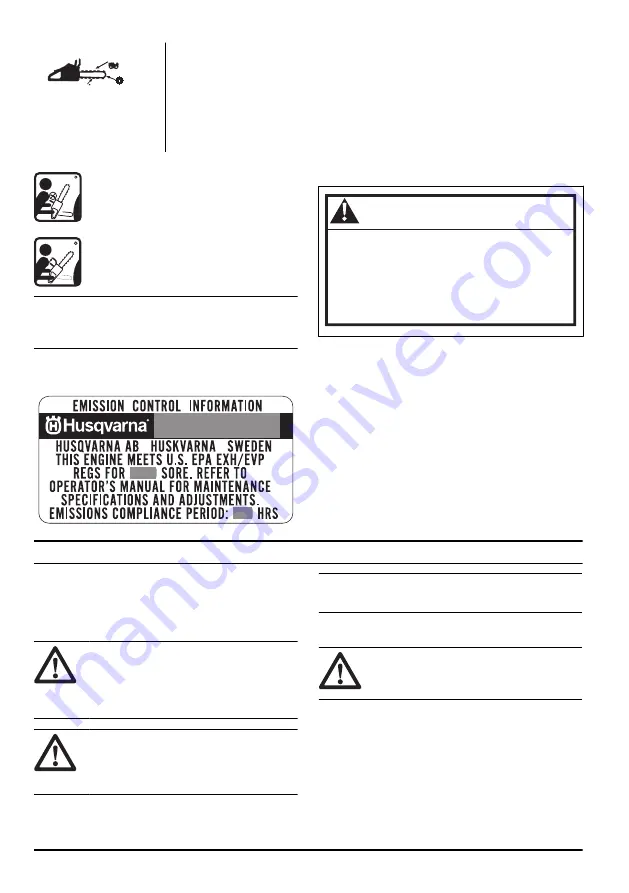 Husqvarna 545 Mark II Operator'S Manual Download Page 42