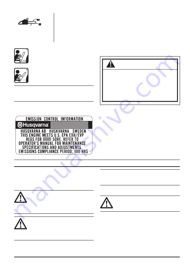 Husqvarna 545 Mark II Operator'S Manual Download Page 85