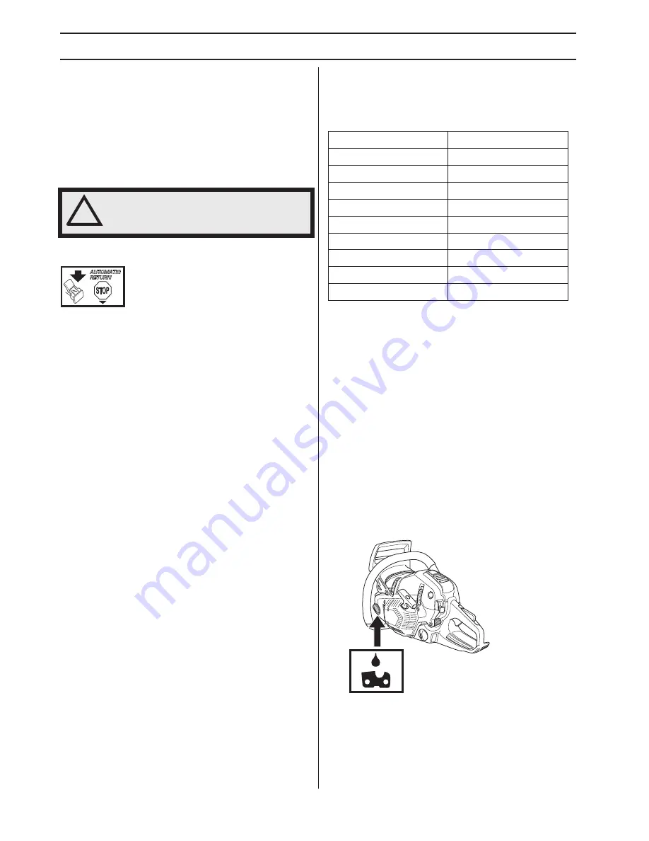 Husqvarna 545 TrioBrake Operator'S Manual Download Page 60