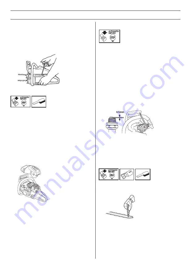 Husqvarna 555 Operator'S Manual Download Page 76