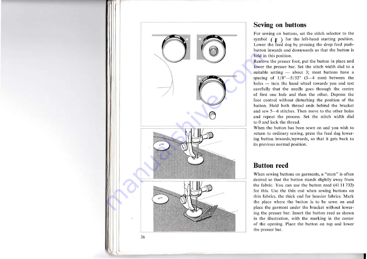 Husqvarna 6030 Operating Manual Download Page 37