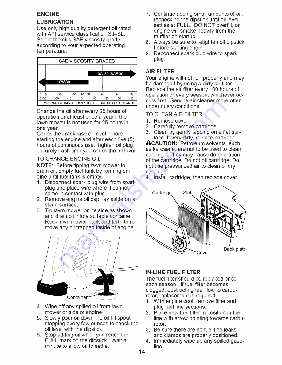 Husqvarna 7021RD Owner'S Manual Download Page 14