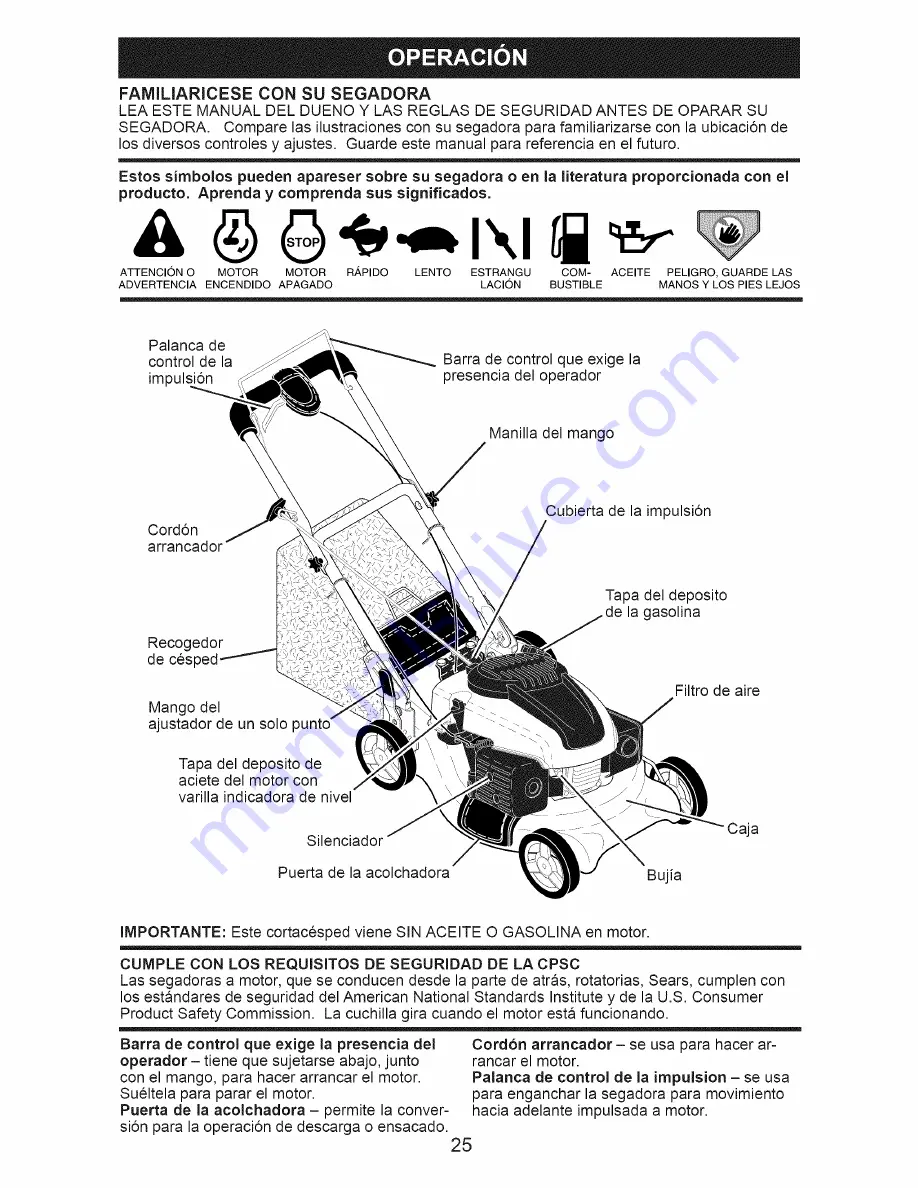 Husqvarna 7021RD Owner'S Manual Download Page 25