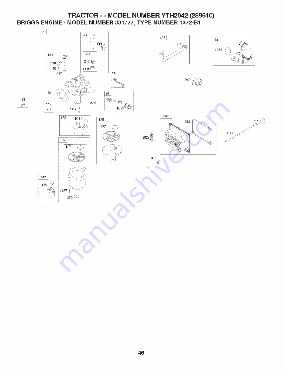 Husqvarna 917.289610 Owner'S Manual Download Page 46