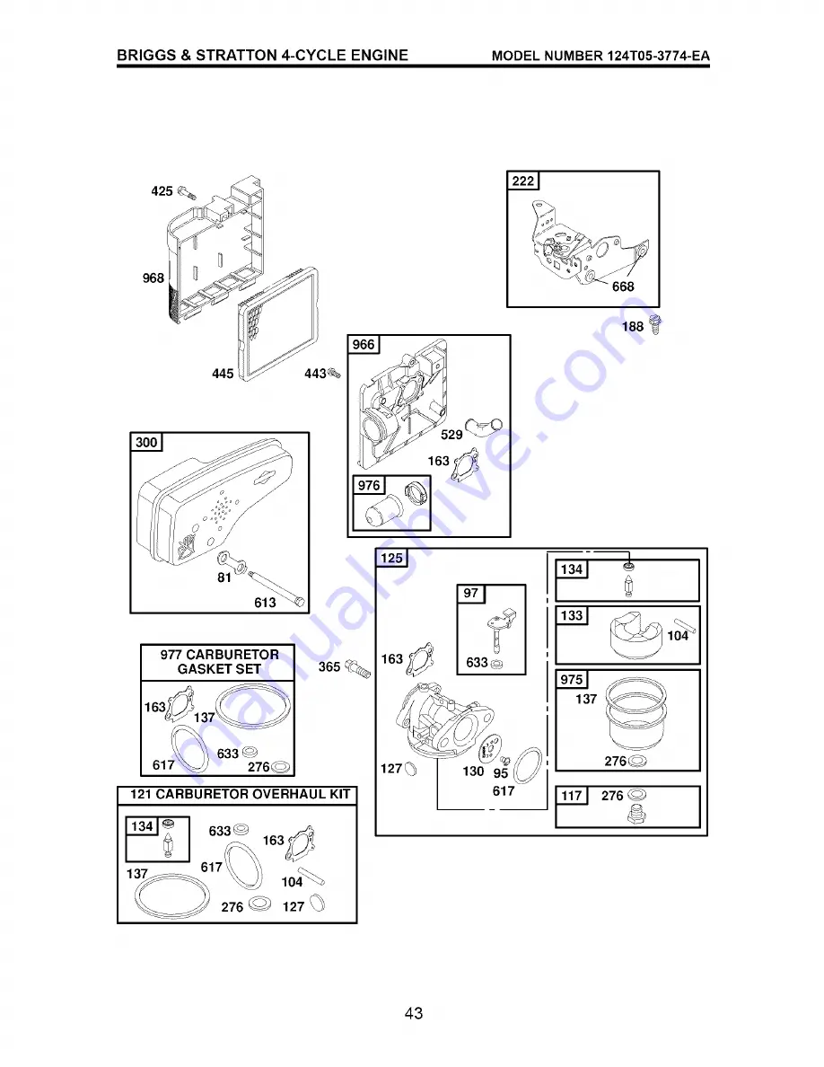 Husqvarna 917.374442 Owner'S Manual Download Page 43