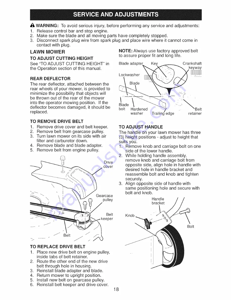 Husqvarna 917.376970 Owner'S Manual Download Page 18