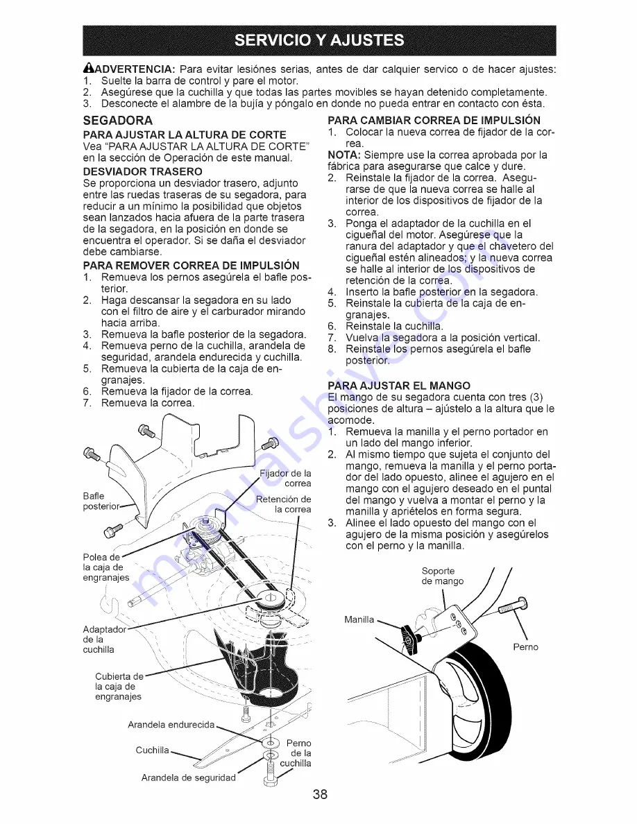 Husqvarna 917.379150 Owner's Скачать руководство пользователя страница 38