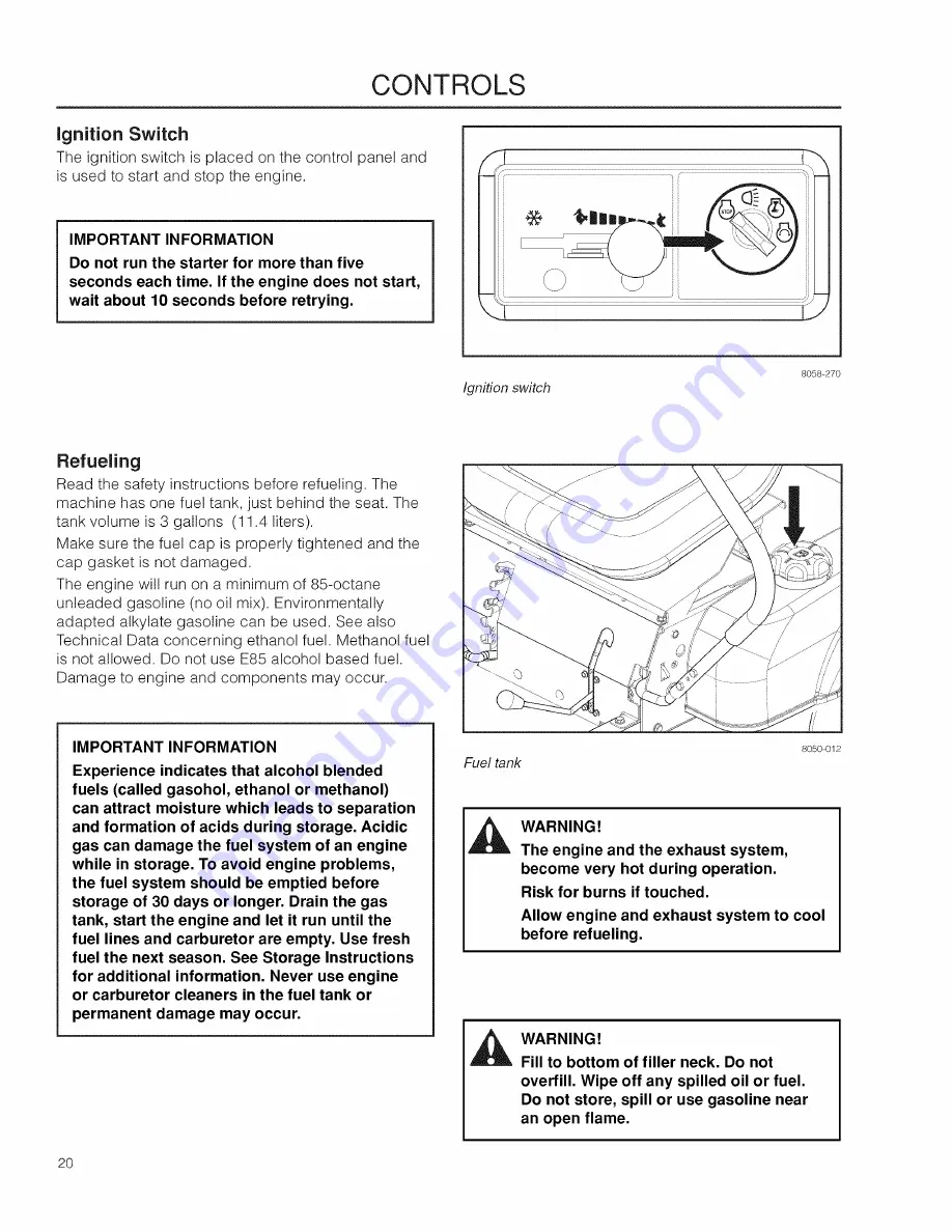 Husqvarna 966612301 Operator'S Manual Download Page 20