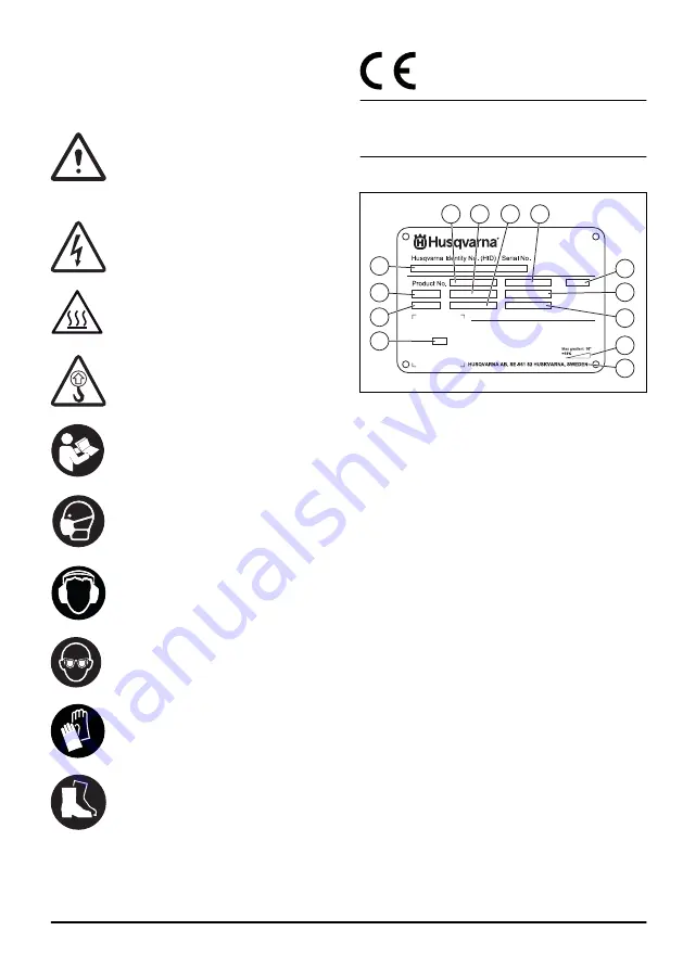 Husqvarna BG 250 Operator'S Manual Download Page 63