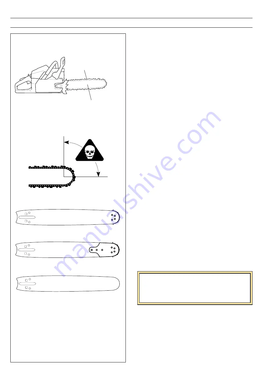 Husqvarna Chain Saw Operator'S Safety & Operating Instruction Manual Download Page 12