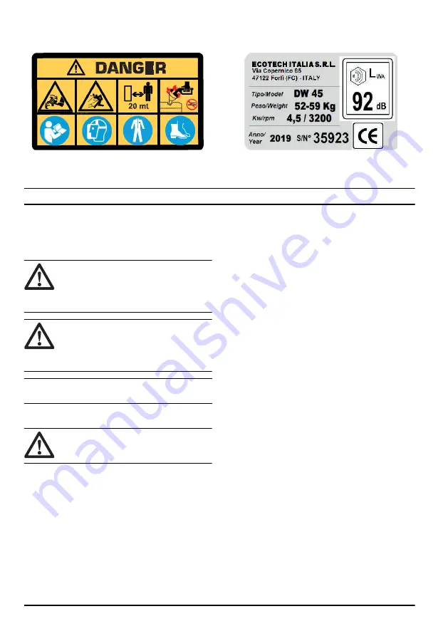 Husqvarna CL400 Operator'S Manual Download Page 192