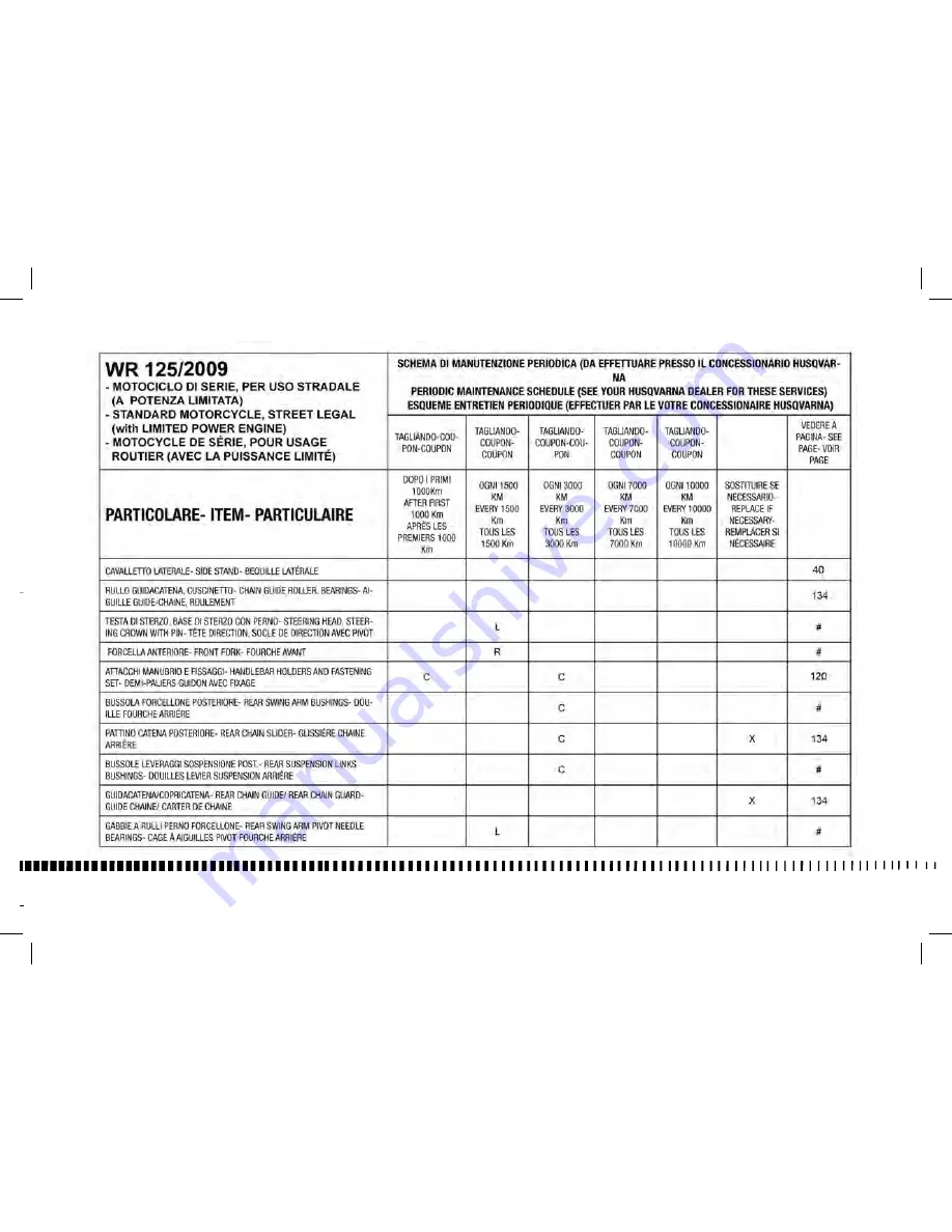 Husqvarna CR 125 2009 Скачать руководство пользователя страница 228