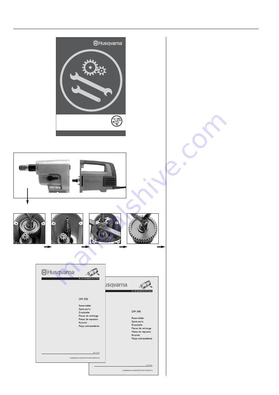 Husqvarna DM 330 Workshop Manual Download Page 4