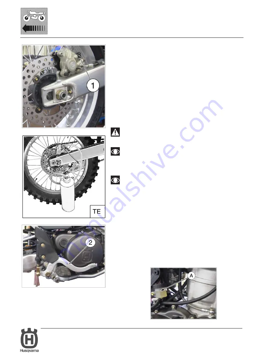 Husqvarna DUAL PURPOSE SM 610 I.E Workshop Manual Download Page 351