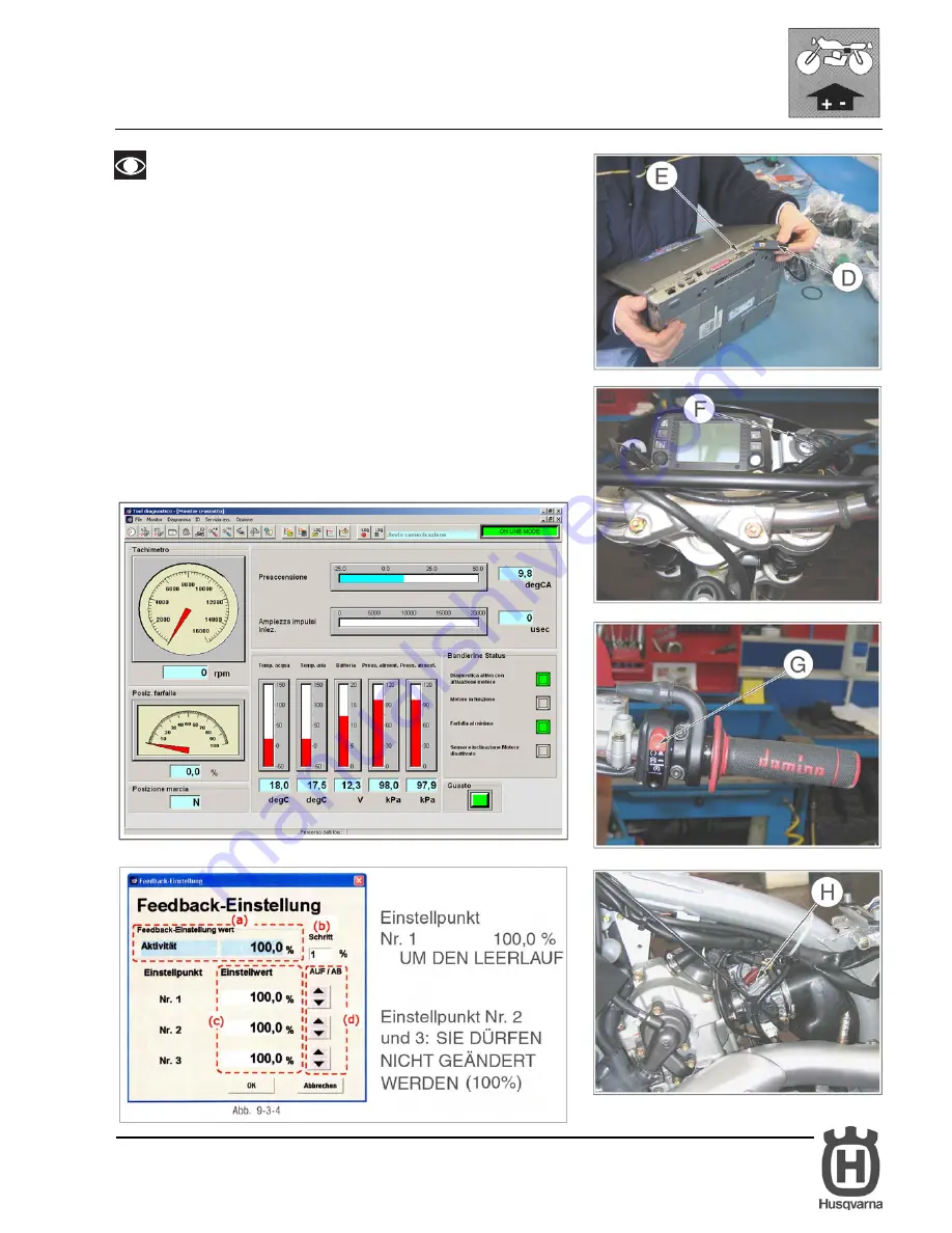 Husqvarna DUAL PURPOSE SM 610 I.E Workshop Manual Download Page 442