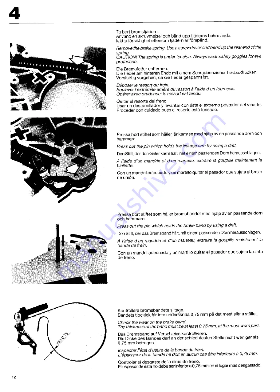 Husqvarna K 40 Workshop Manual Download Page 13